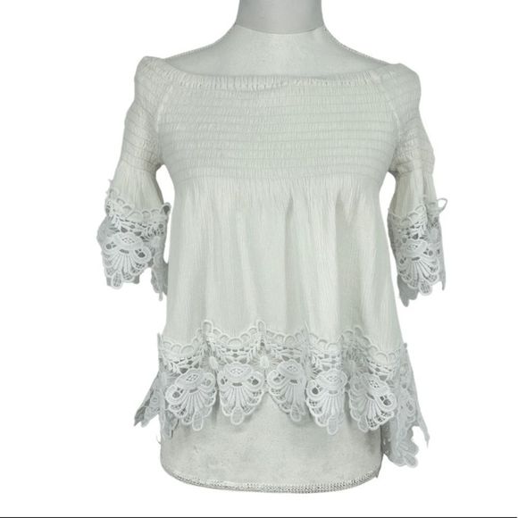 Rue21 Tops - Rue21 white off the shoulder peplum top